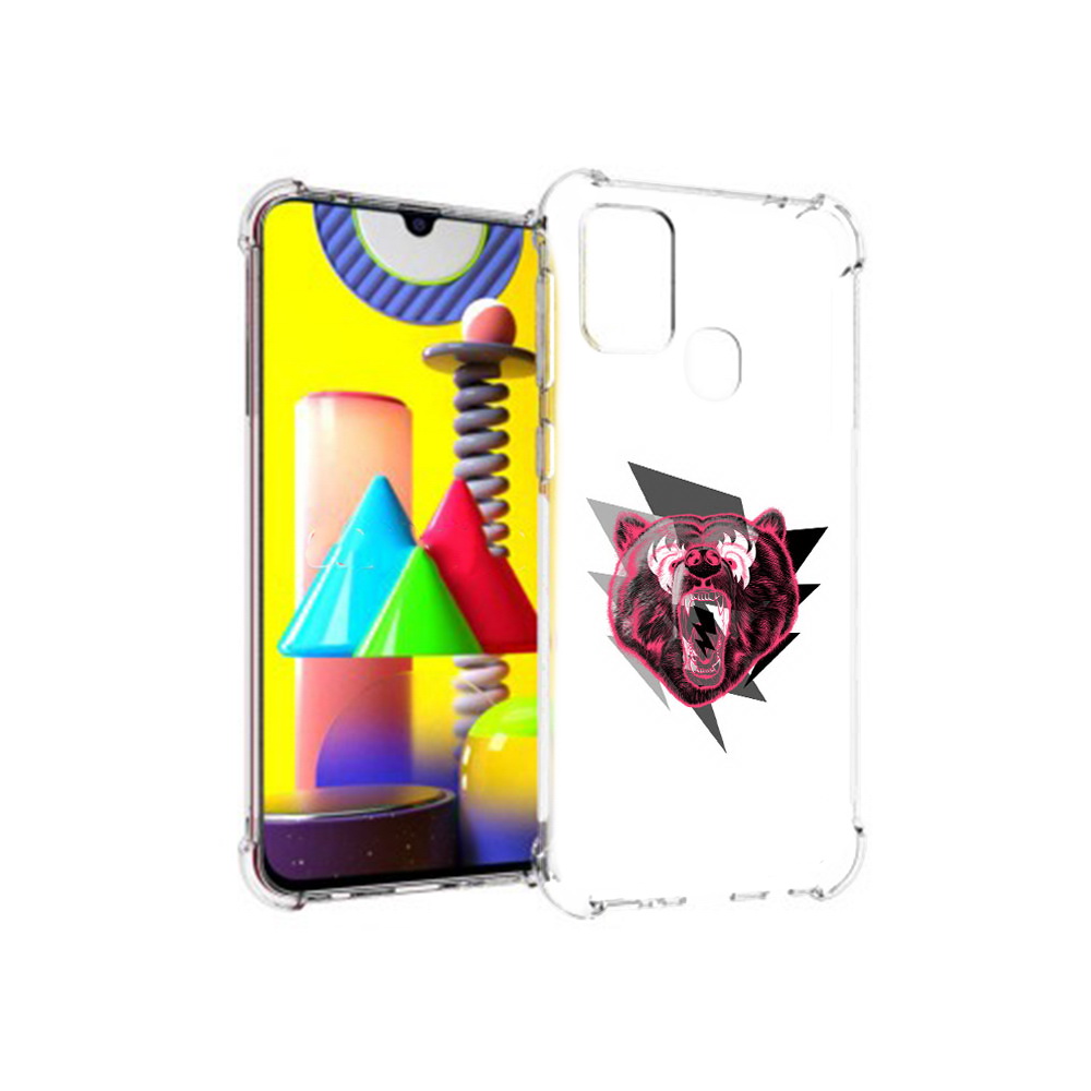 

Чехол MyPads Tocco для Samsung Galaxy M31 грозовой медведь (PT147019.488.301), Прозрачный, Tocco