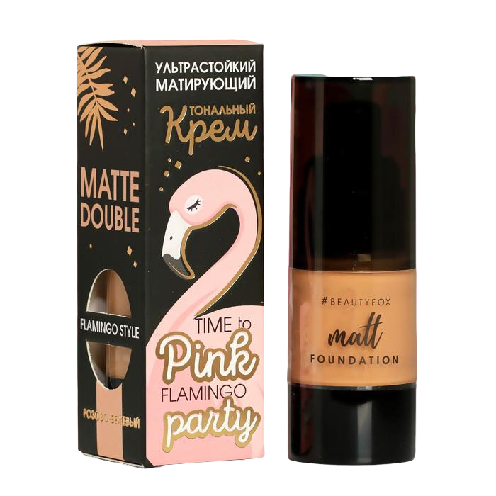 

Матирующий тональный крем Pink Party, 20 мл, оттенок розово-бежевый 4862334