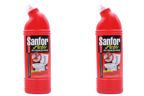 

Средство для чистки и дезинфекции Sanfor, ACTIV Антиржавчина, 750 мл, 2 шт, чистящее