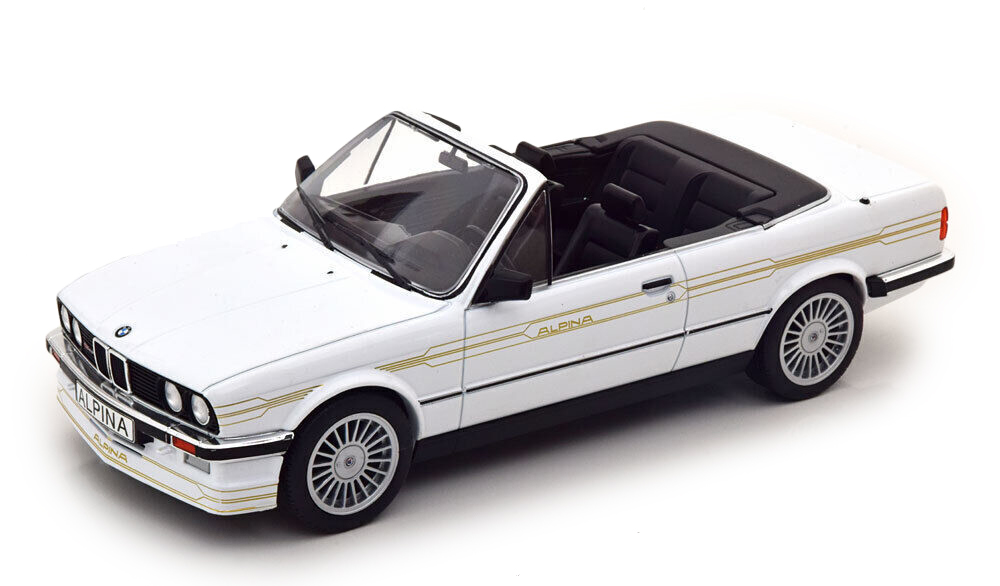 Модель коллекционная Bmw alpina C2 2.7 convertible (E30) 1986 white / бмв альпина белый