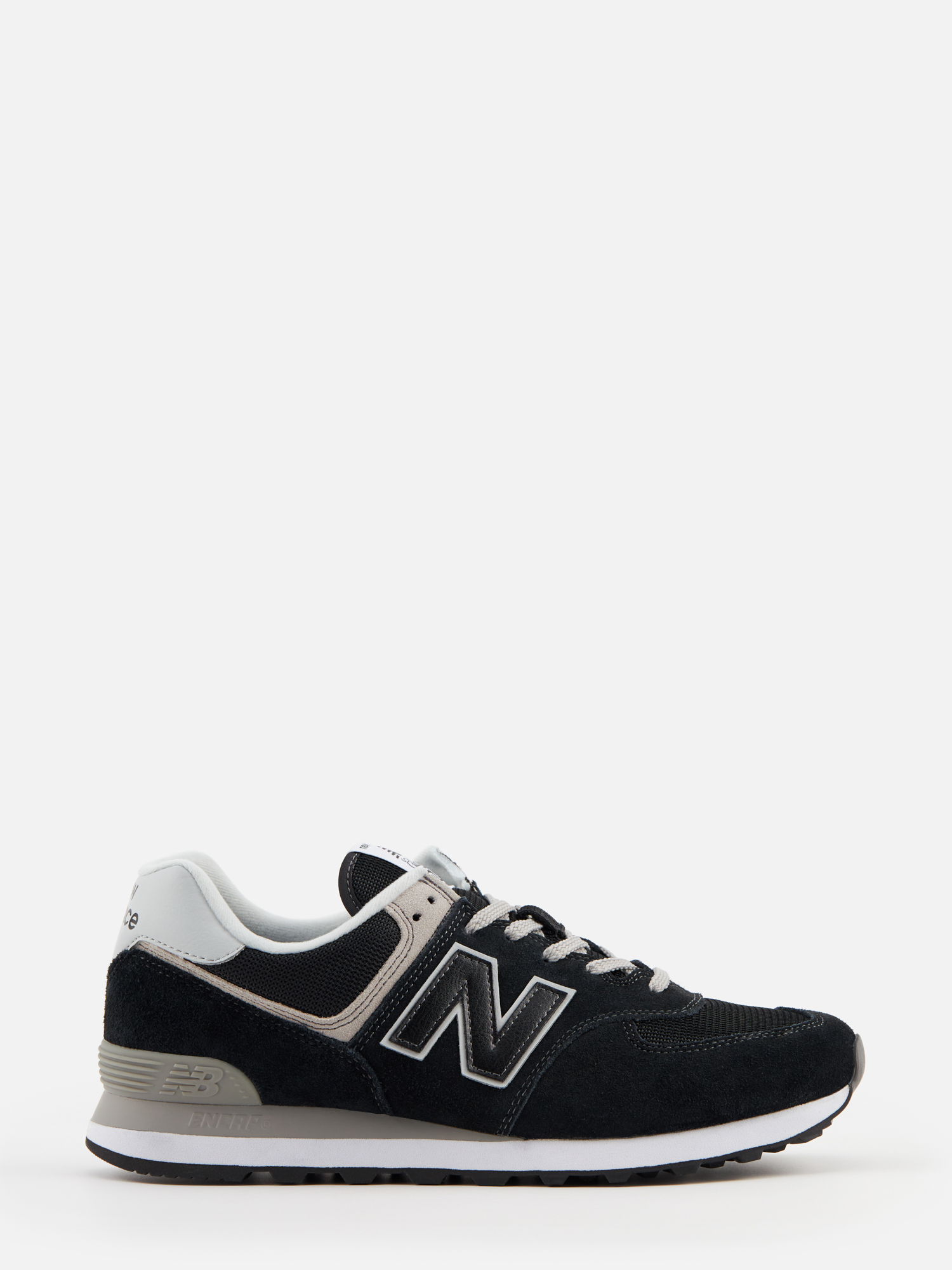 

Кроссовки мужские New Balance ML574EVB черные 43 EU, Черный, ML574EVB