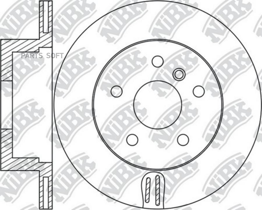 

Тормозной Диск Nibk Rn1922