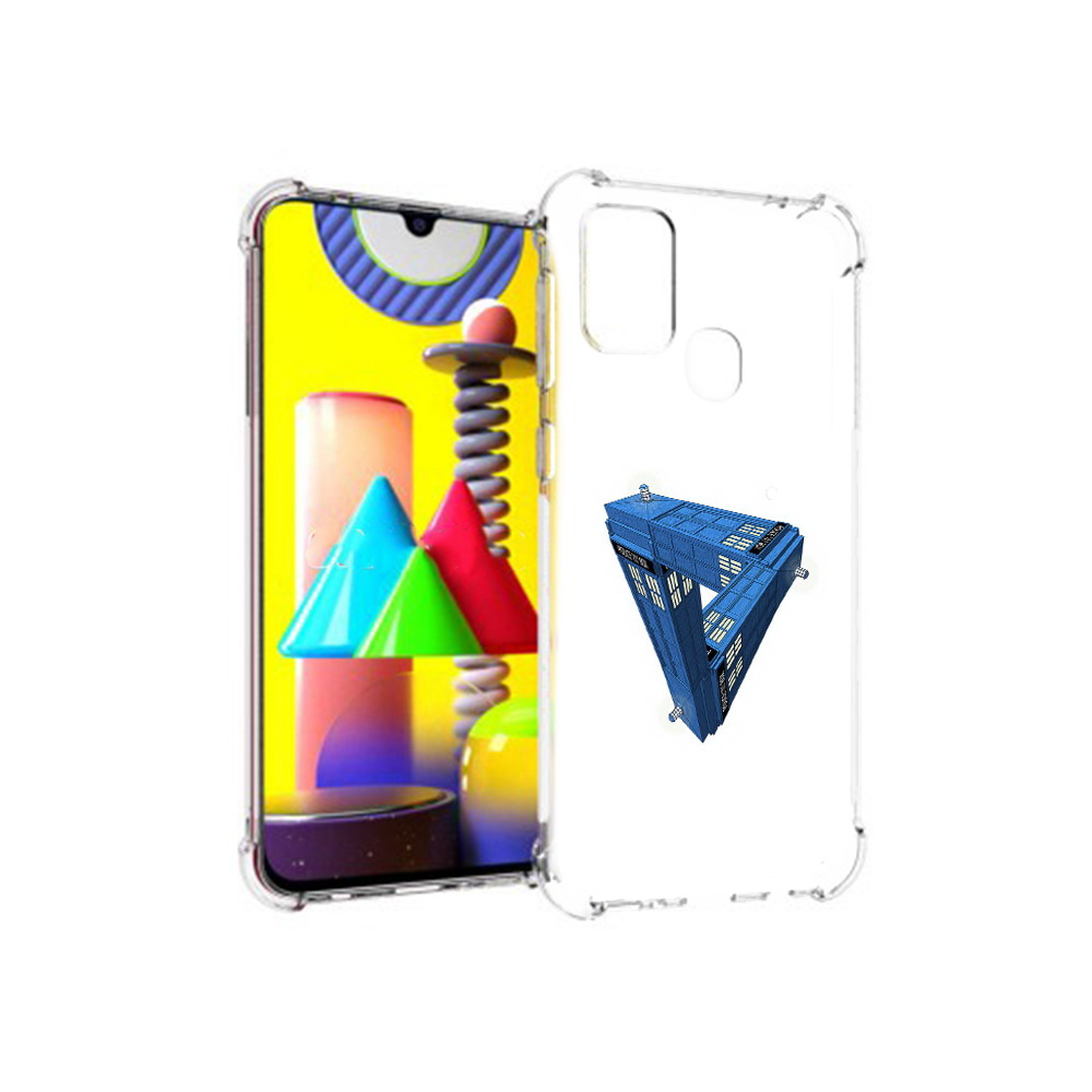 

Чехол MyPads Tocco для Samsung Galaxy M31 головолока абстракция (PT147019.488.291), Прозрачный, Tocco