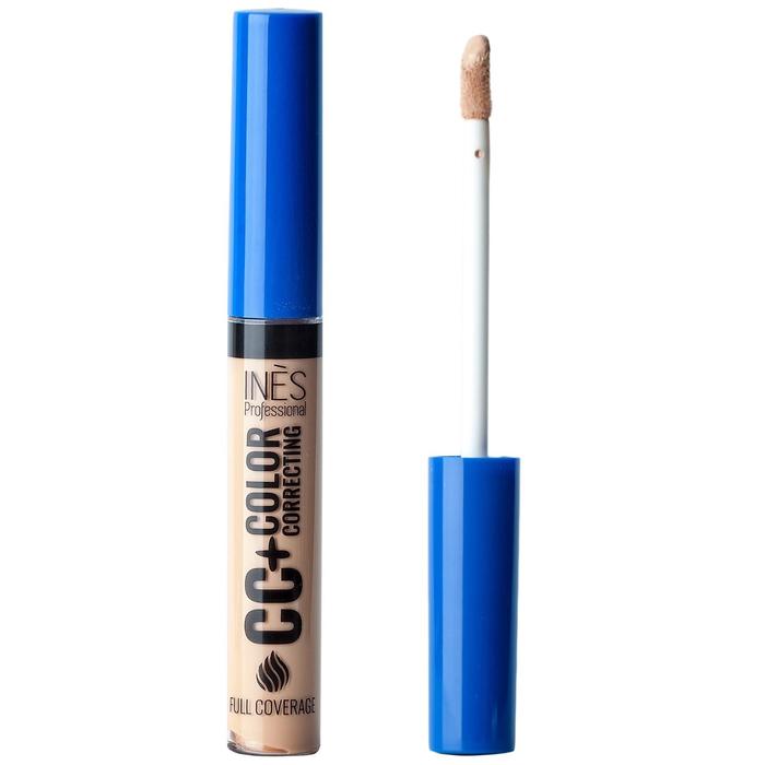 

Жидкий корректор, INES COSMETICS, CC+Color, тон 02 7025195