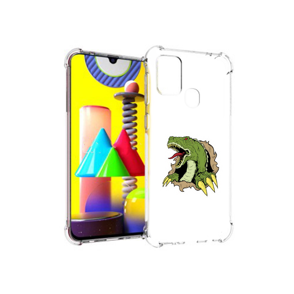 

Чехол MyPads Tocco для Samsung Galaxy M31 годзила (PT147019.488.290), Прозрачный, Tocco