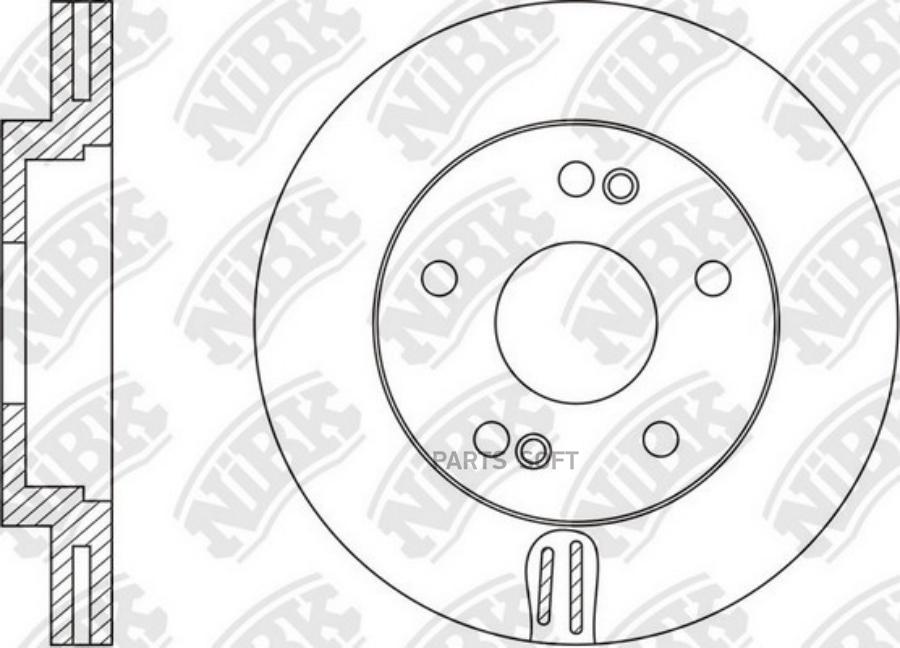 

NIBK Диск тормозной NIBK RN1606 комплект 1 шт