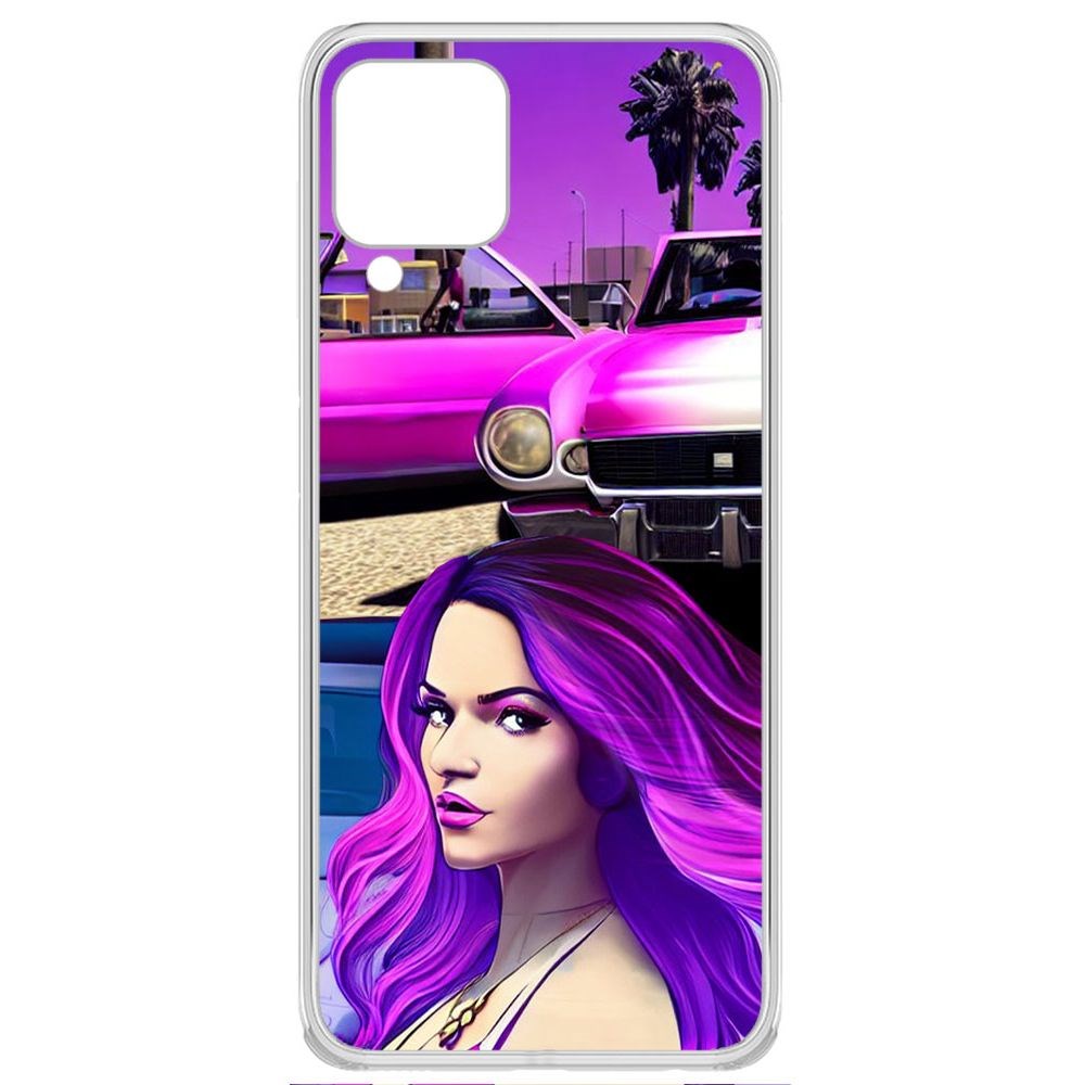 

Чехол-накладка Krutoff Clear Case Жизнь в розовом для Samsung Galaxy A22 4G (A225), Прозрачный