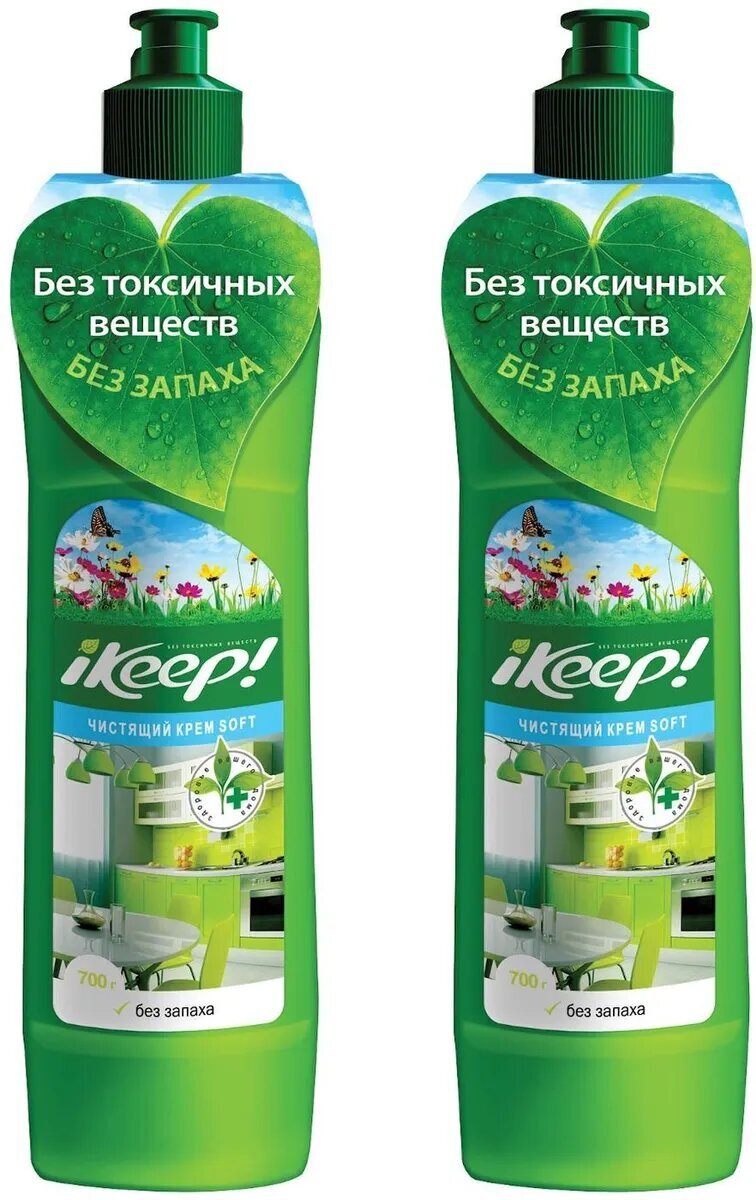 фото Чистящий крем ikeep! soft, 700г 2 шт