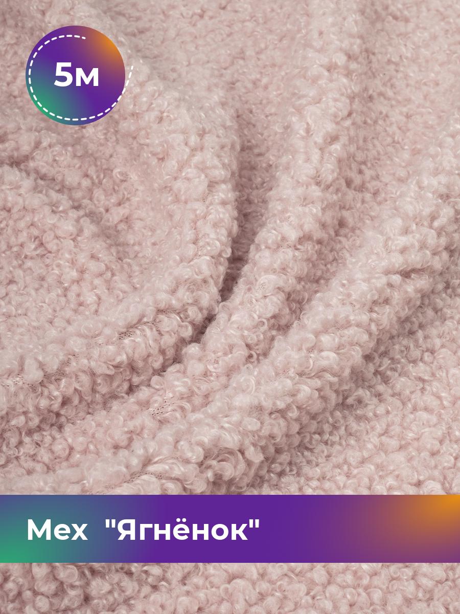 

Ткань Мех Ягнёнок Shilla, отрез 5 м * 170 см, розовый 016, 17454751