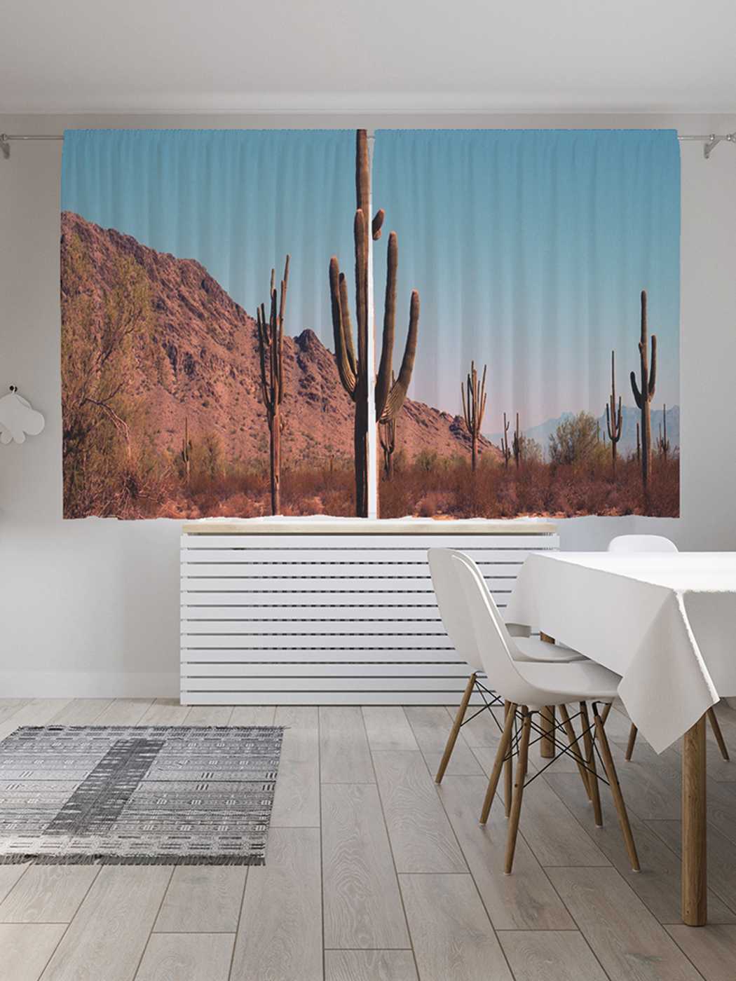 

Классические шторы JoyArty "Техасские долины", серия Oxford DeLux, 2 полотна 145x180 см, Техасские долины