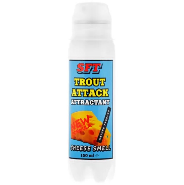 

Спрей Sft Trout Attack с запахом сыра, Прозрачный, Trout Attack С Запахом Сыра