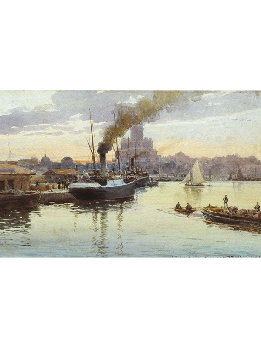 

Постер DRABS A2 Бенуа Альберт Николаевич Порт