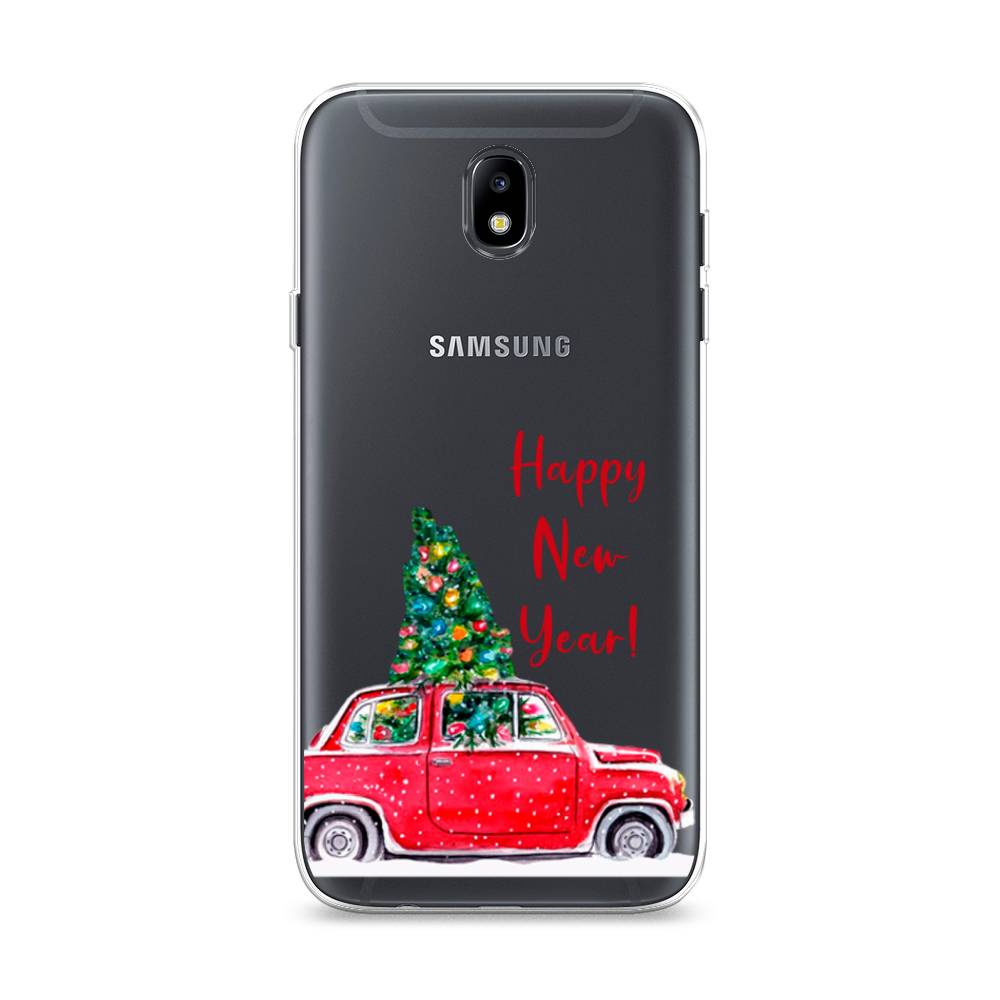 

Чехол на Samsung Galaxy J7 2017 "Happy New Year", Красный;зеленый, 23150-5