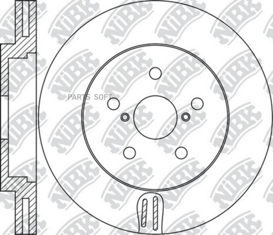 

NIBK Диск тормозной NIBK RN1244SET комплект 1 шт