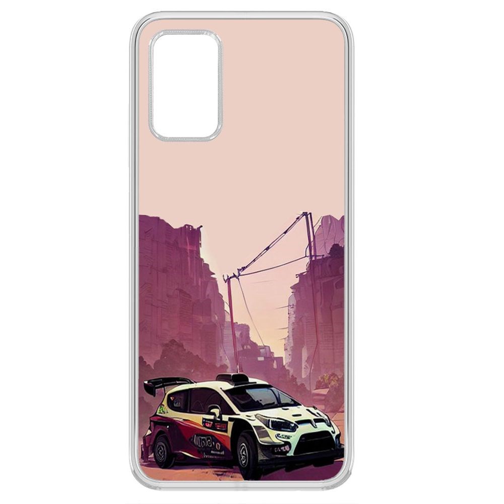 

Чехол-накладка Krutoff Clear Case Гоночный каньон для Samsung Galaxy A03s (A037), Прозрачный