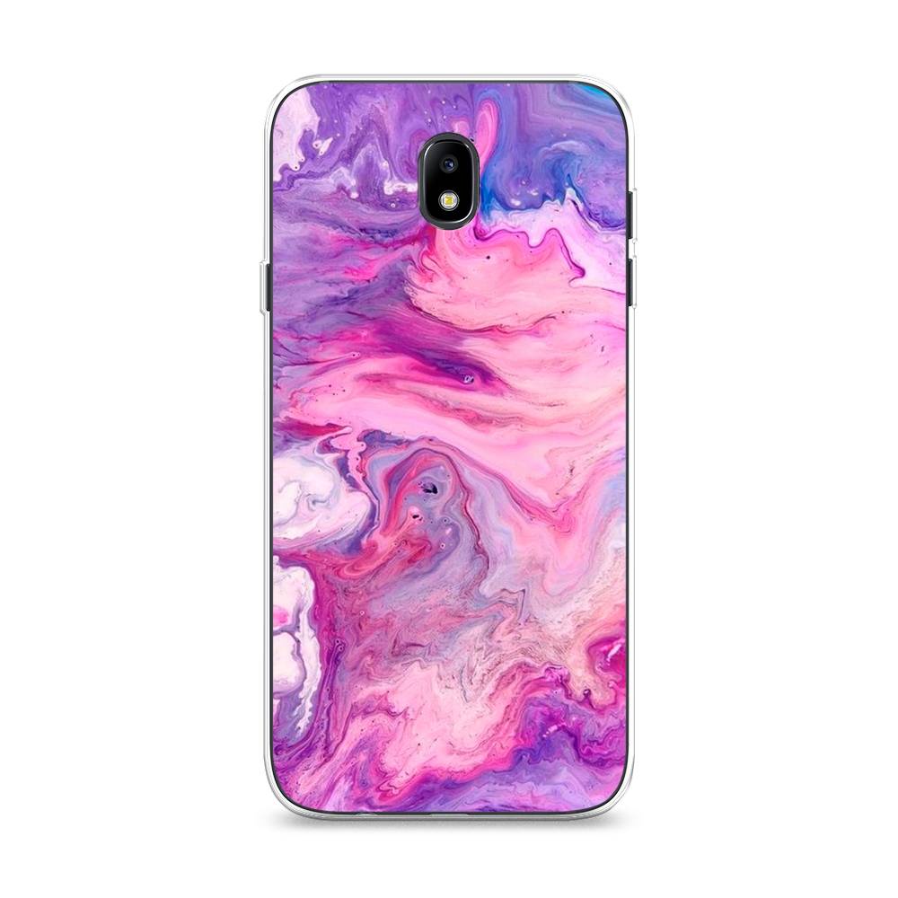

Чехол на Samsung Galaxy J7 2017 "Нежно-розовая абстракция", Розовый, 23150-3
