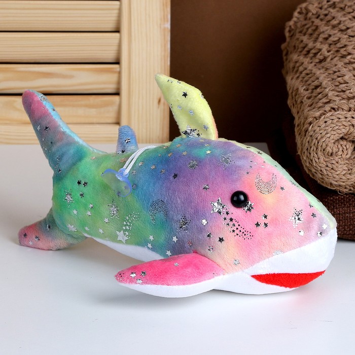 

Мягкая игрушка Акула, космос, 26 см, Разноцветный