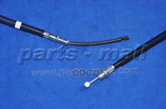 

PARTS-MALL PTA-557 Трос ручного тормоза левый
