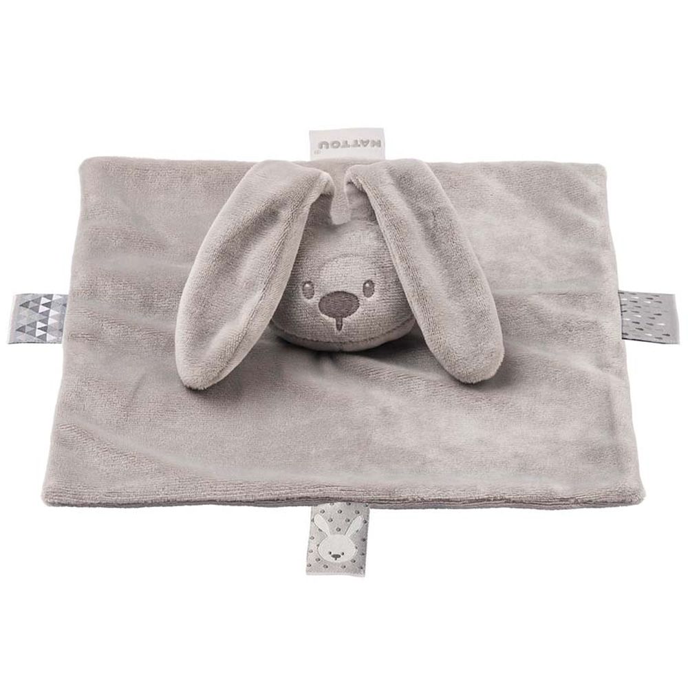 фото Игрушка мягкая nattou doudou lapidou кролик grey 877428