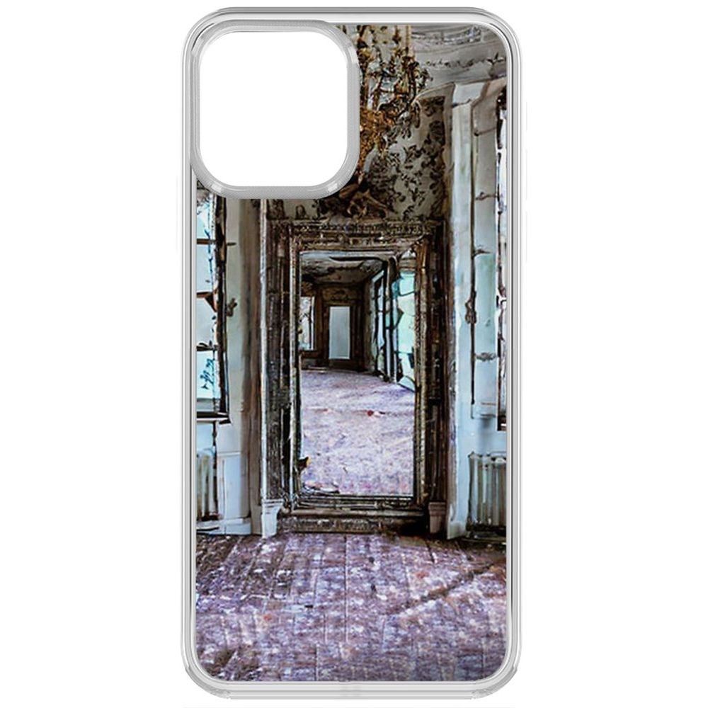 Чехол-накладка Krutoff Clear Case Заброшенный особняк для iPhone 13