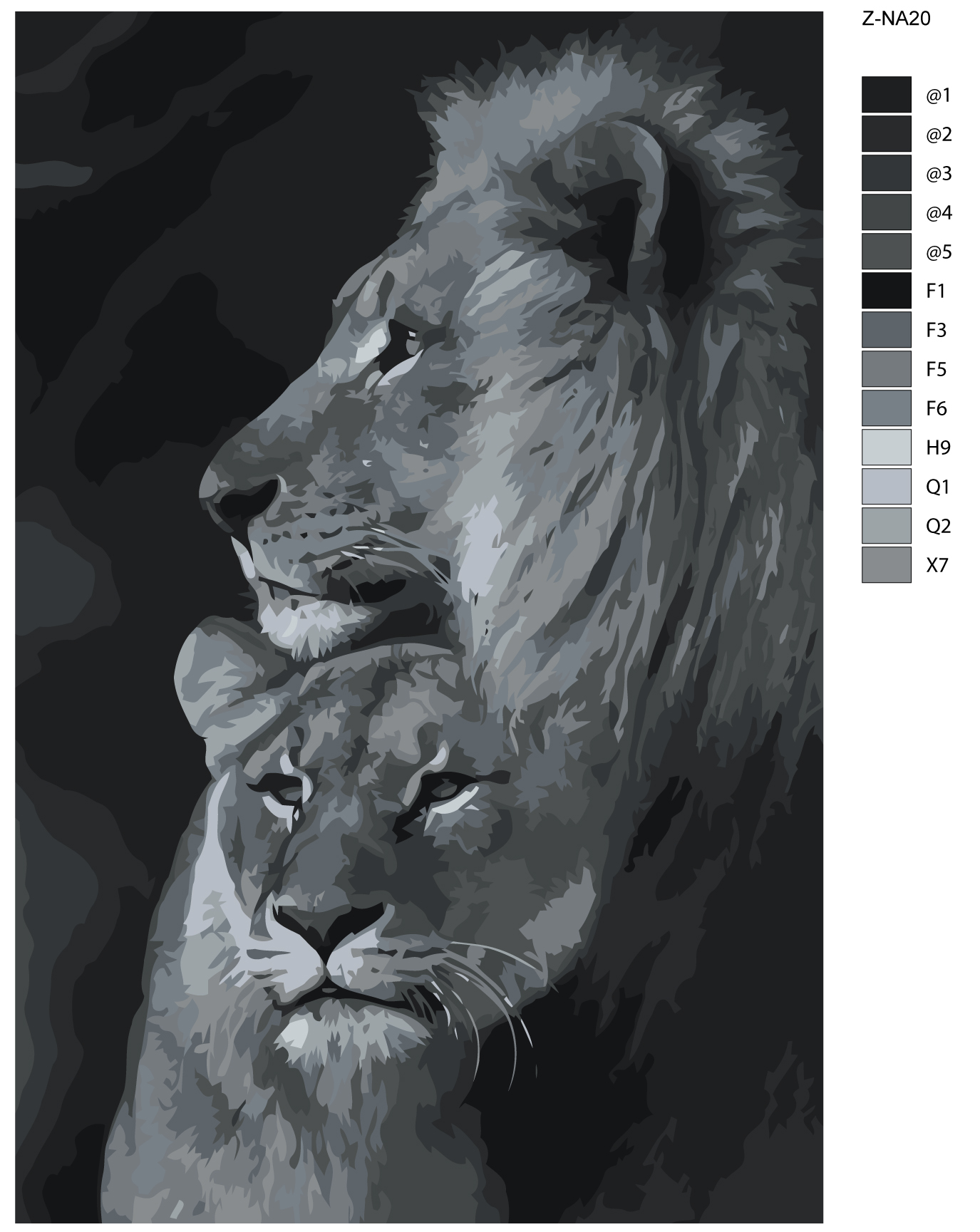 

Картина по номерам, Живопись по номерам, 60 x 90, Z-NA20, Z-NA20