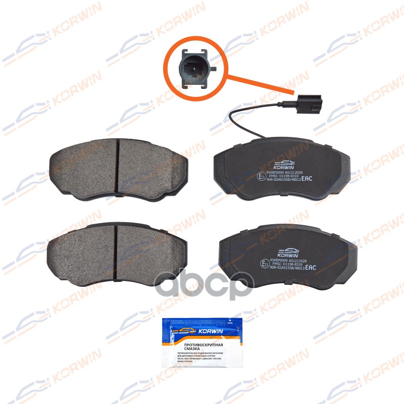 

Колодки Тормозные Перед. Citroen Jumper (230/244) 94-/Ducato/Boxer 94-