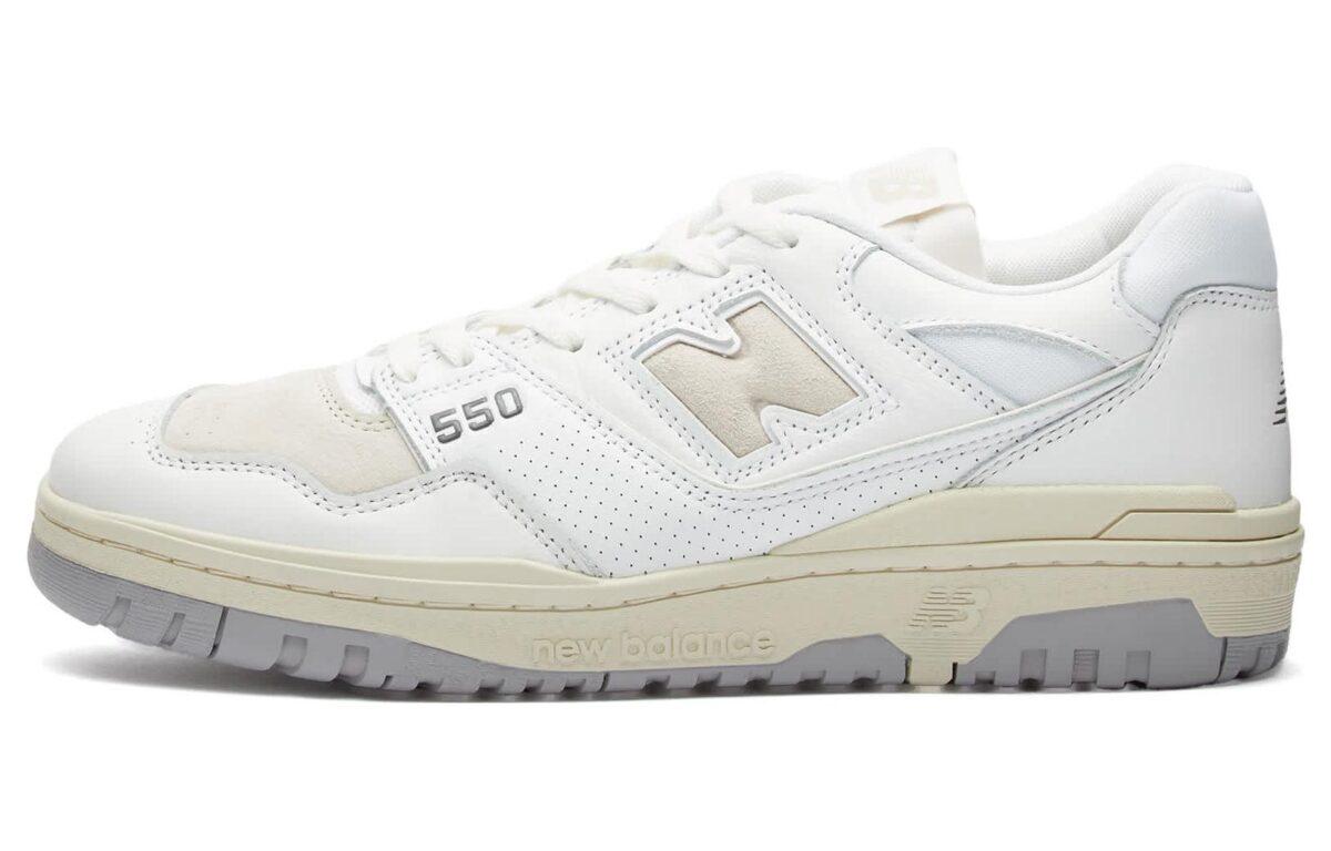 

Кеды унисекс New Balance NB 550 белые 38.5 EU, Белый, NB 550