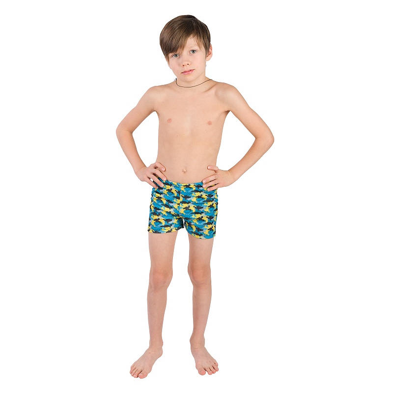 Плавки Aruna для мальчиков, размер 7-8 лет, милитари, рост 122-128 см