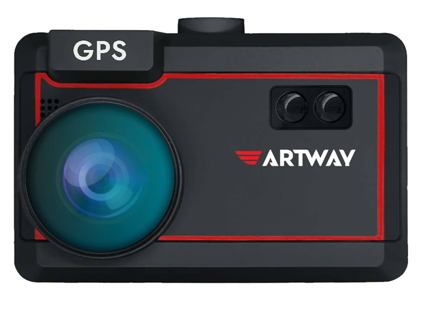 

Видеорегистратор Artway MD-205 3 в 1, Красный;черный, SIGNATURE SHD