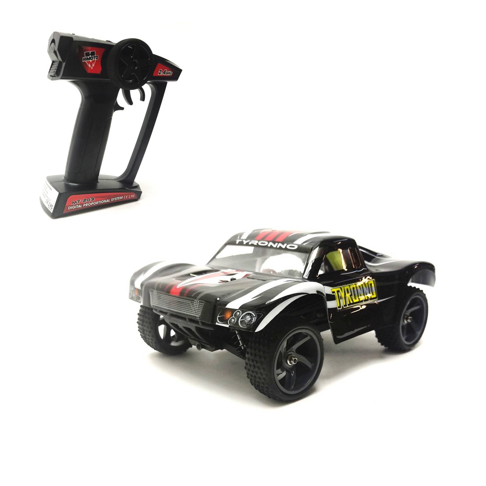 

Радиоуправляемый шорт-корс трак Himoto Tyronno 4WD RTR масштаб 1:18 2,4G - E18SC/28660, Tyronno E18SC/28660