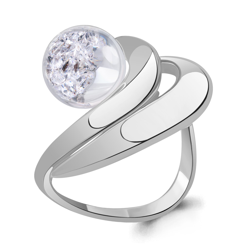 

Кольцо из серебра с фианитом Aquamarine Aquamarine 64479_925_р р. 16,5, 64479_925_р