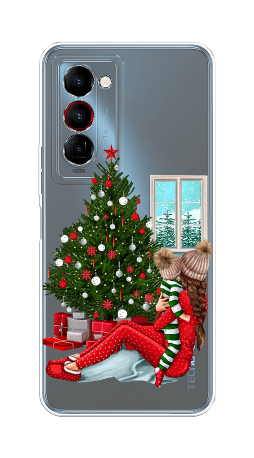 

Чехол на Tecno Camon 18 Premier "Новый год с мамой", Красный;зеленый;голубой, 300850-6