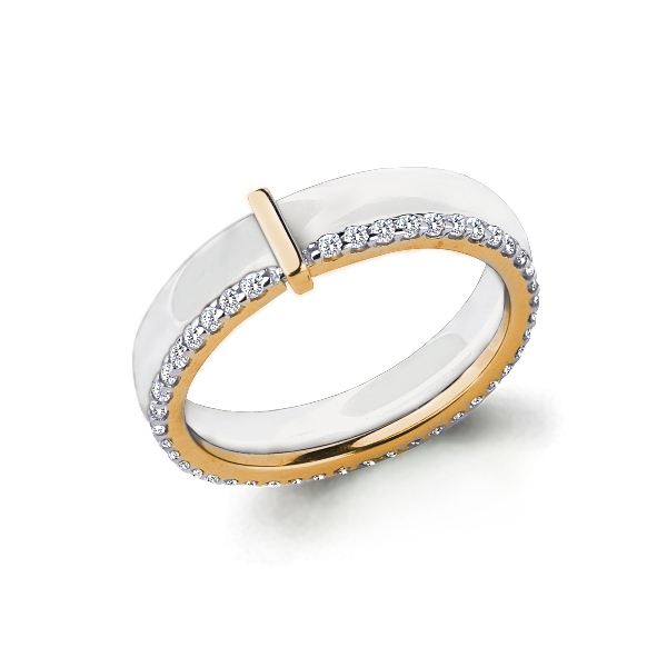 

Кольцо из серебра с фианитом\керамикой Aquamarine Aquamarine 64456А_925_з р. 16, 64456А_925_з