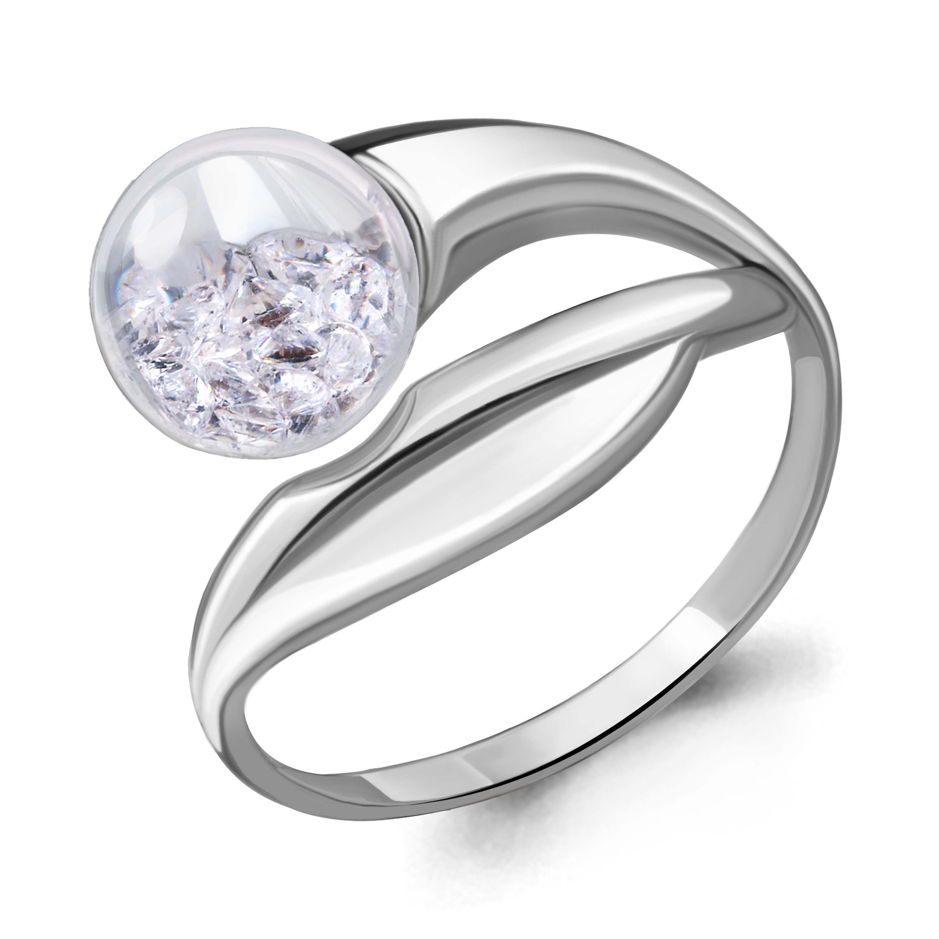 

Кольцо из серебра с фианитом Aquamarine Aquamarine 64442_925_р р, 64442_925_р