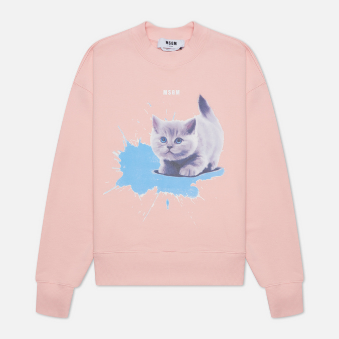 

Свитшот женский MSGM 3241MDM162 227299 11 розовый S, 3241MDM162 227299 11