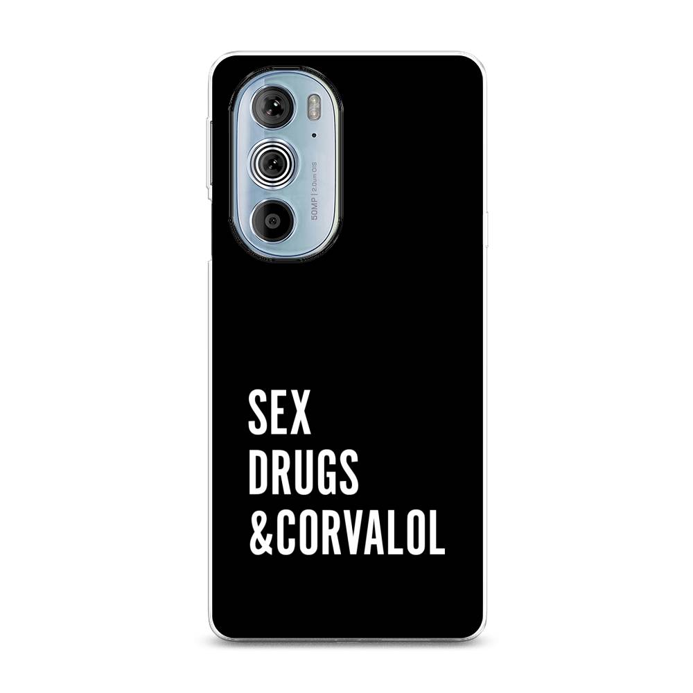 

Чехол на Motorola Edge 30 Pro "Corvalol", Черный;серый;белый, 243350-6