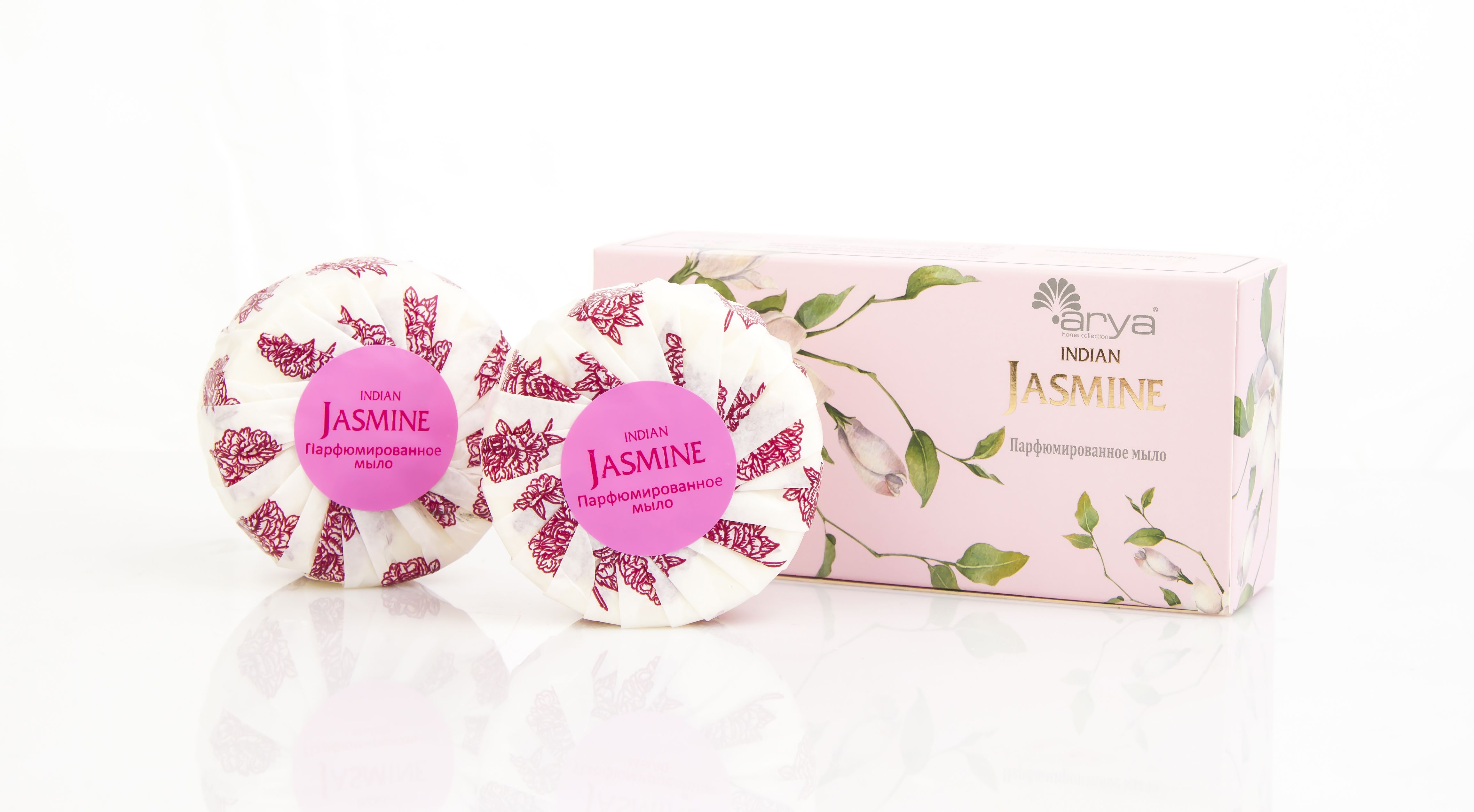 

Мыло туалетное твердое с жасмином Arya Jasmine 2 шт.