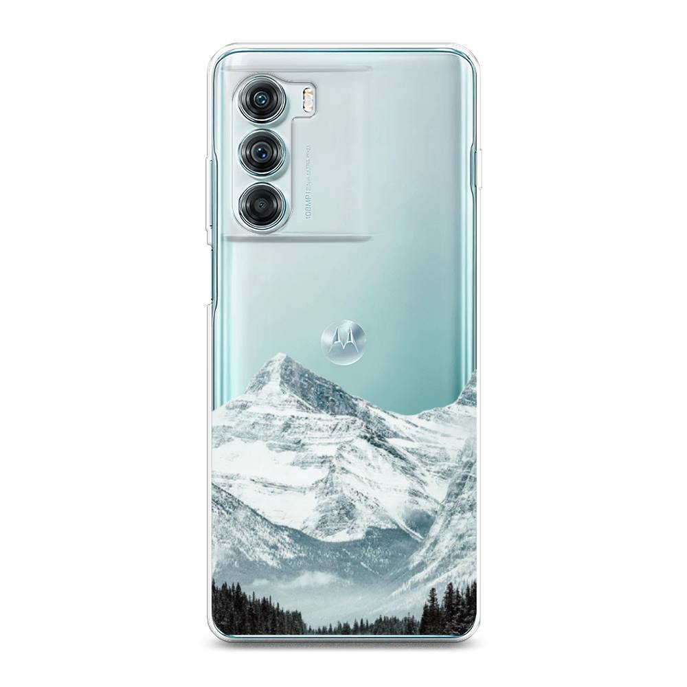 

Чехол на Motorola Moto Edge S30 "Горы арт 1", Белый;зеленый, 243050-2