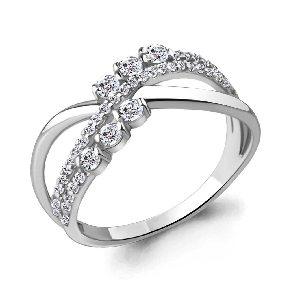 

Кольцо из серебра с фианитом Aquamarine Aquamarine 64139А_925_р р. 16,5, 64139А_925_р