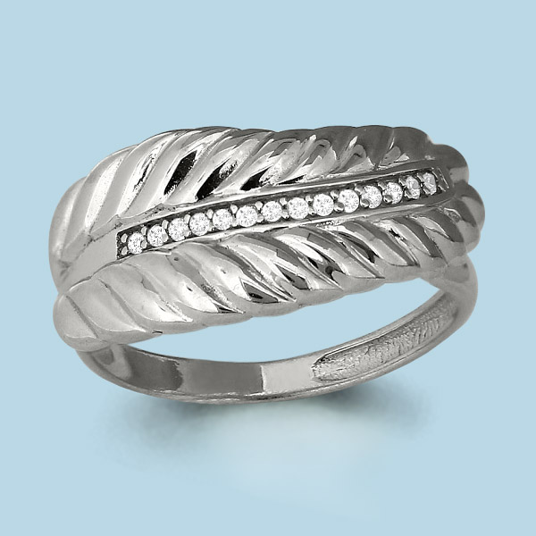 

Кольцо из серебра с фианитом Aquamarine Aquamarine 64019А_925_з р. 18, 64019А_925_з