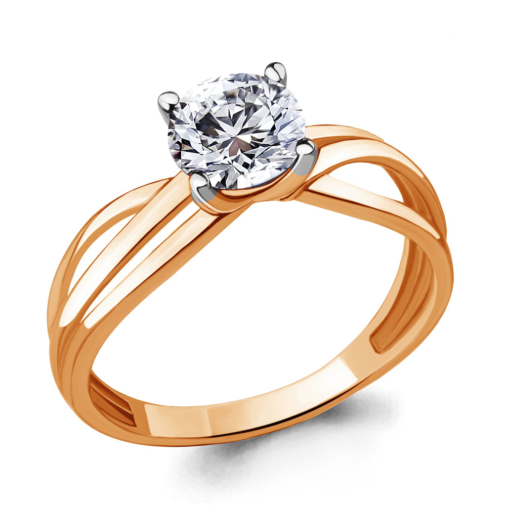

Кольцо из серебра с фианитом Aquamarine Aquamarine 64001_925_з р. 17,5, 64001_925_з