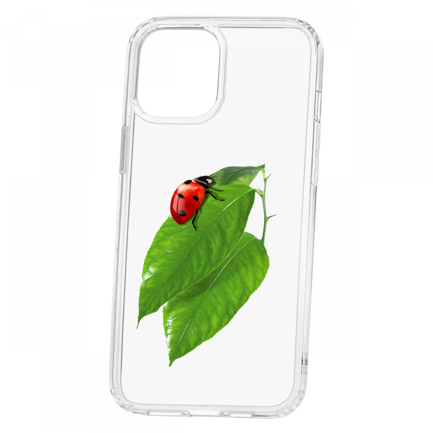 фото Чехол накладка для телефона ip 12 pro max kruche print ladybug кruче