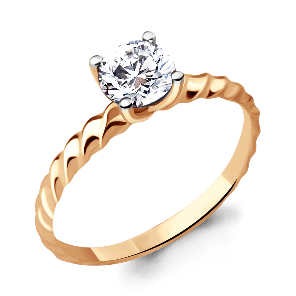 

Кольцо из серебра с фианитом Aquamarine Aquamarine 63999_925_з р. 17,5, 63999_925_з