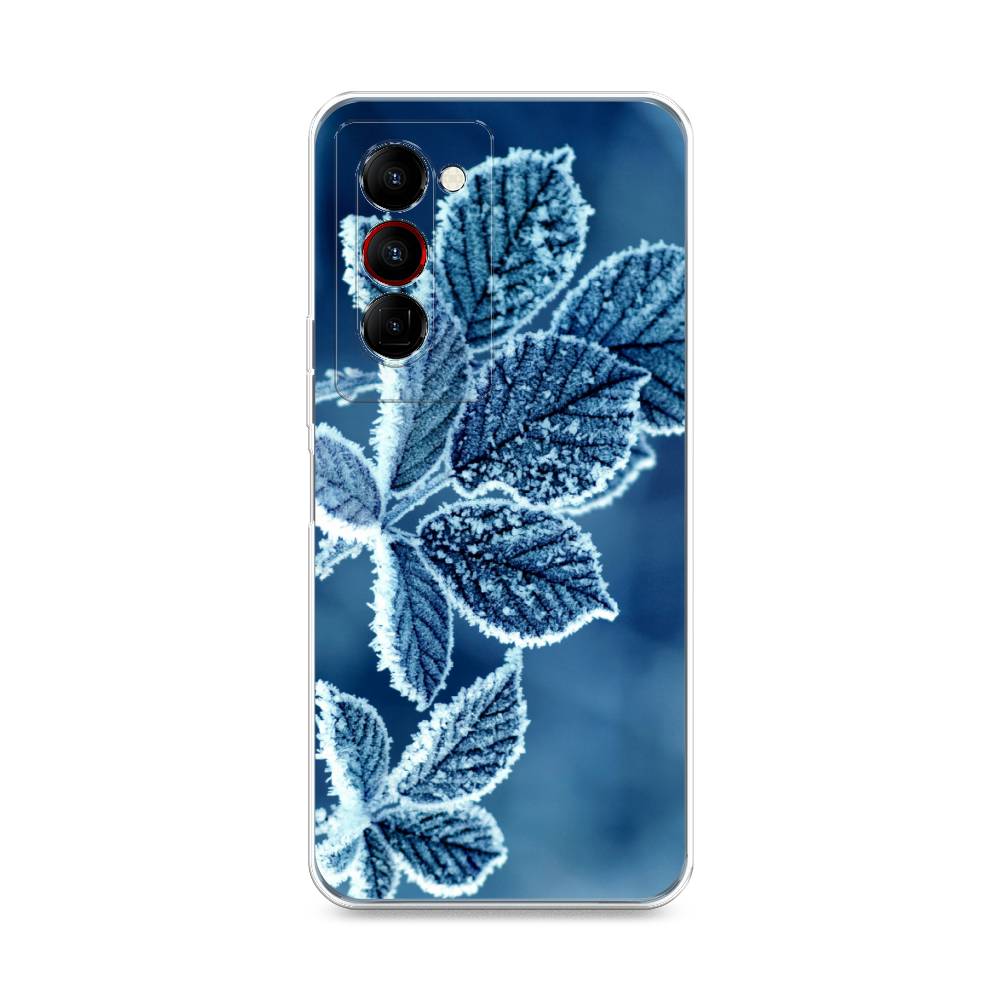 

Чехол на Tecno Camon 18 Premier "Зима 6", Голубой;белый, 300850-2