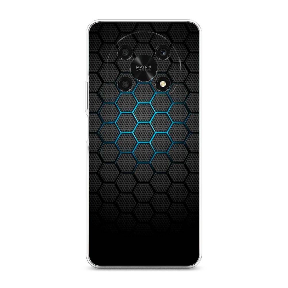 

Чехол Awog для Honor X9 5G "Бирюзовые соты", 6109750-3