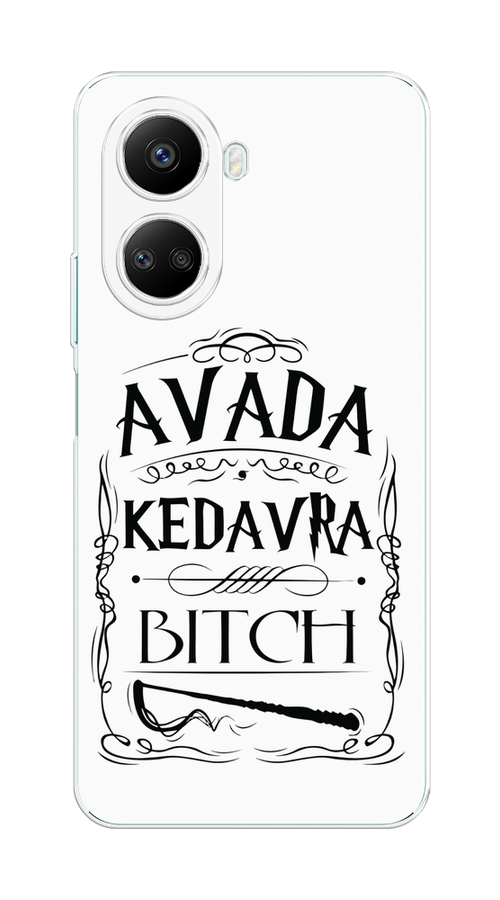 

Чехол на Huawei nova 10 SE "Avada kedavra bitch", Белый;серый;черный, 6109650-6