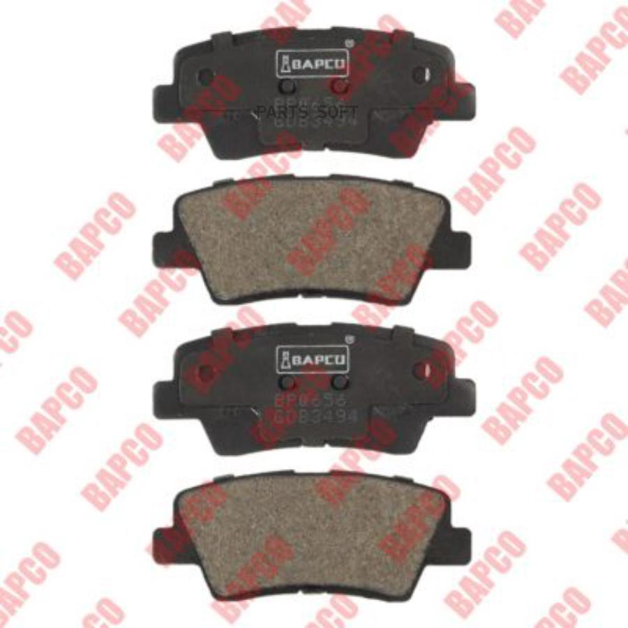 

Тормозные колодки BAPCO дисковые задние BP0656