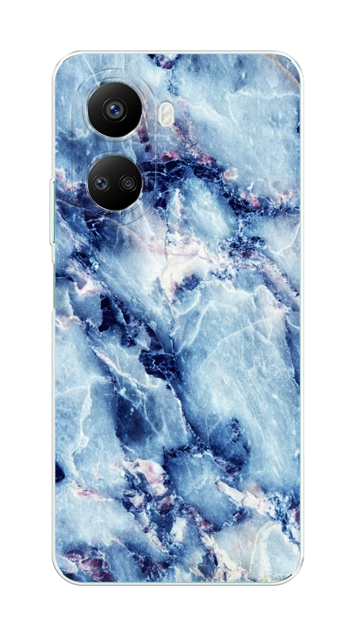

Чехол на Huawei nova 10 SE "Мрамор с синими прожилками", Синий, 6109650-3