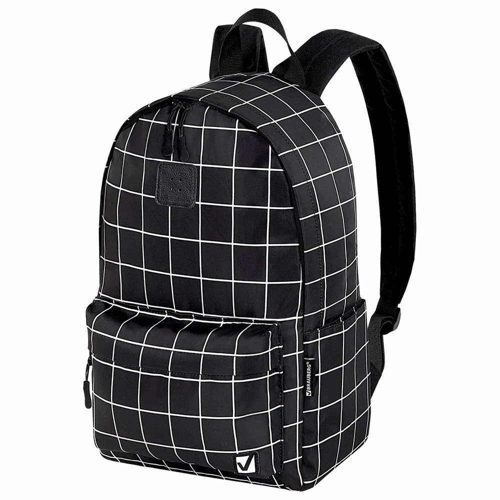 Рюкзак Brauberg Positive Checkered карман антивор, 42x28x14 см