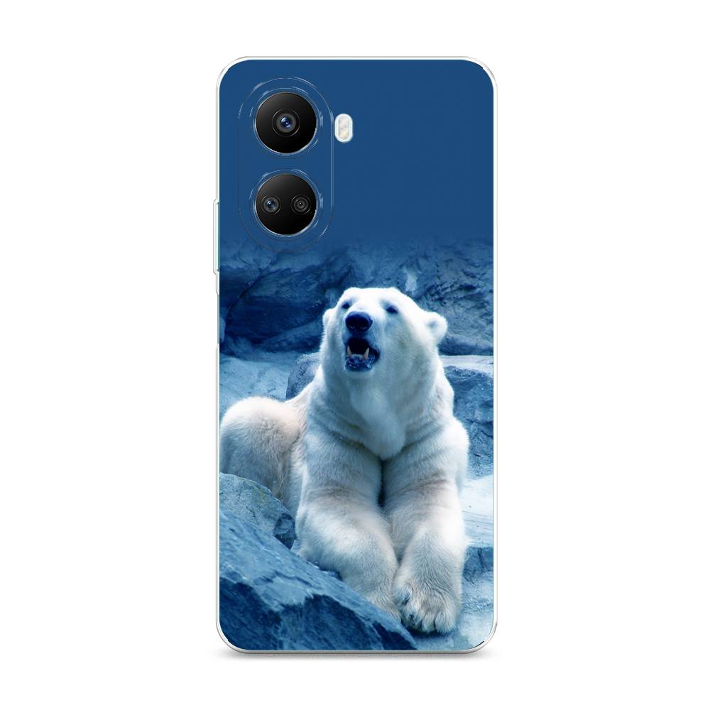

Чехол для Huawei nova 10 SE "Белый медведь", Голубой;белый, 6109650-1